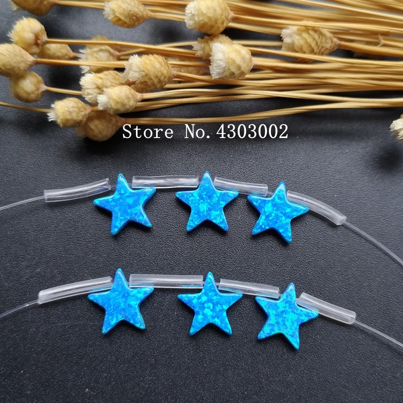 

10pcs/lot 12mm op05 dark blue Synthetic Star Opal Stone Star Fire Opal for DIY Jewelry