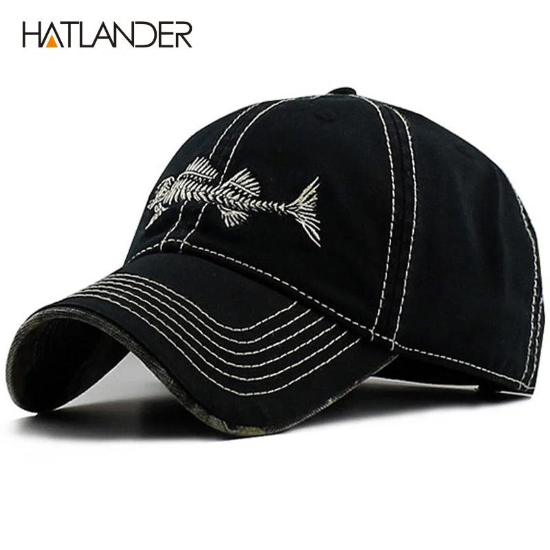 HATLANDER Высококачественная мытая хлопковая лучшая Кепка камуфляжная бейсболка для
