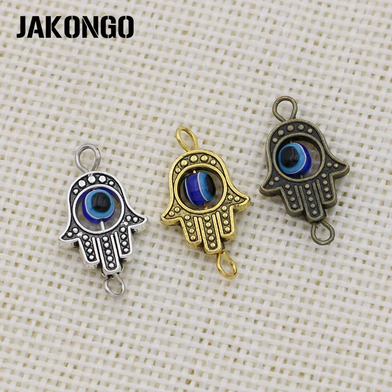 JAKONGO Античная Посеребренная 1 Хамса ручной разъем для изготовления ювелирных