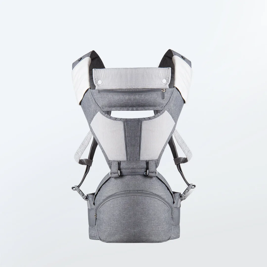 Gray Модернизированный Xiaomi Xiaoyang Baby Carrier Многофункциональный удобный эргономичный поясной младенец медведь 10 кг для 0-36 месяцев ребенок - Цвет: Gray