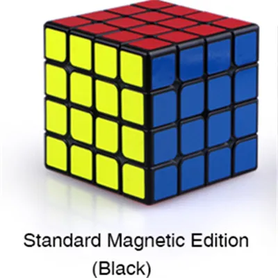 standards black QiYi valk 4 M 4x4x4 Магнитный магический скоростной куб без наклеек профессиональные магниты Кубики-головоломки Valk4 M Valk 4 M - Цвет: standards black