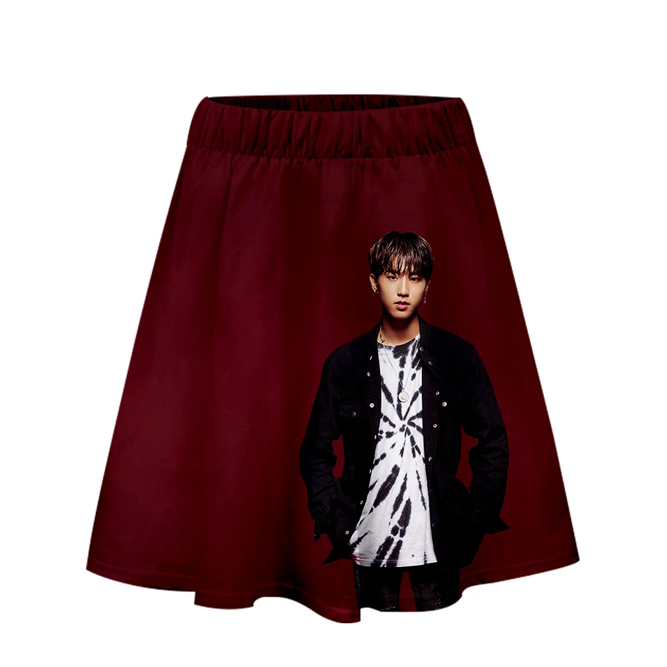 

Straykids 3D Printed Kpop Skirts for Women Fashion Streetwear Short Skirts 2019 Hot Sale Casual Trendy Summer Wear