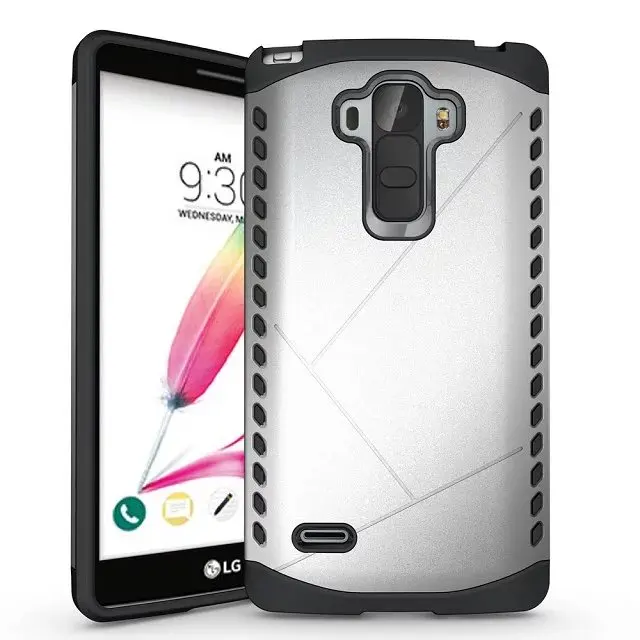 Для LG G4 Stylus Примечание G Stylo LS770 5.7 дюймов Случае роскошные Тяжелые 2 в 1 Duty Броня PC +
