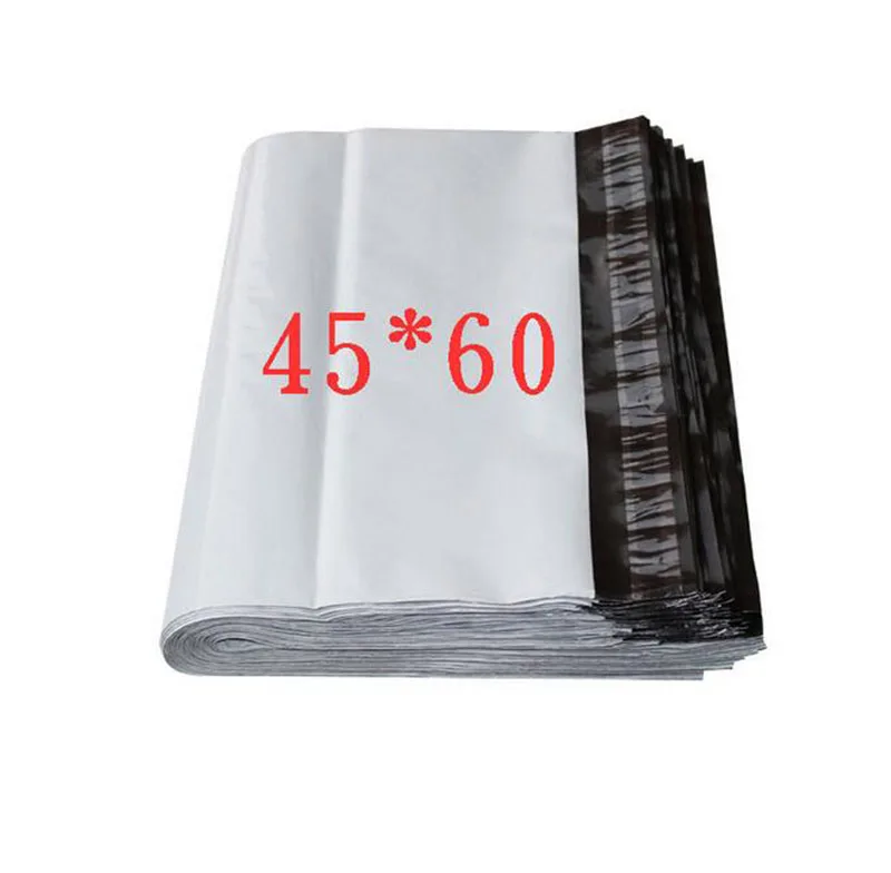 100 pcs/lot 45x60CM  High Quality white Self-seal Mailbag Plastic Envelope Courier Bags Waterproof Postal Mailing Bags 450x600mm