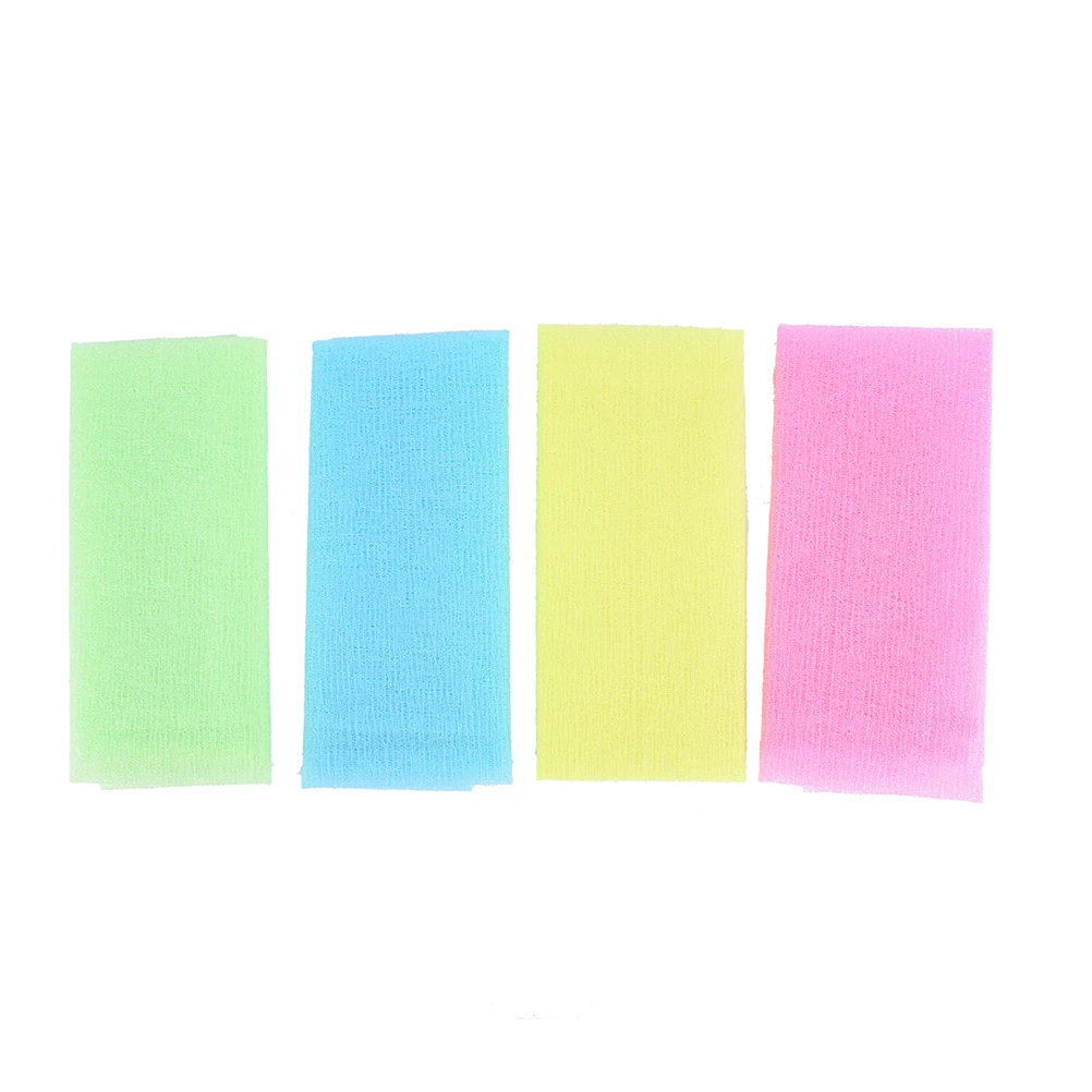 1Pc Nylon Japanese Exfoliating Beauty Skin Bath Shower Wash Cloth Towel Back Scrub Multi Colors 3 Hot Sale | Красота и здоровье