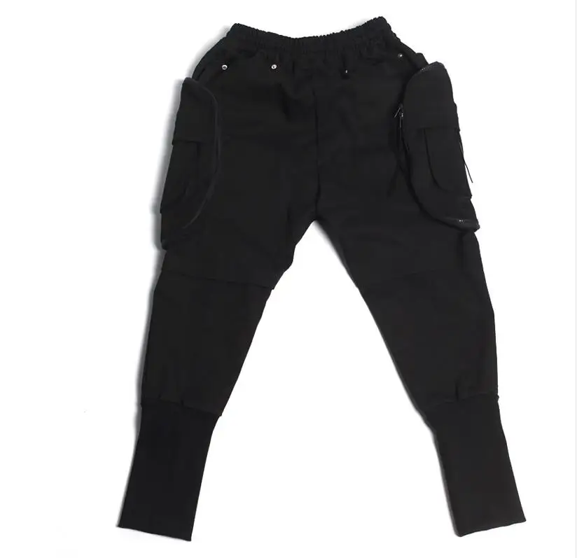 

M--XXL Sell Like Hot Cakes / Sping Men's New Fashion Large Pockets Of Leisure Nine Points Haroun Pants