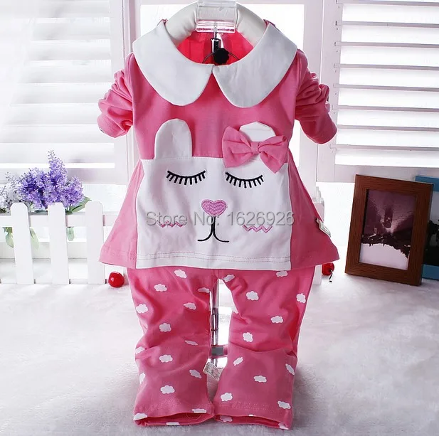 2015 New Arrival Kids Clothing Long sleeve coat and pants with polka dot For Children Clothes Suits Sets|pants dance|pants brandpants red |