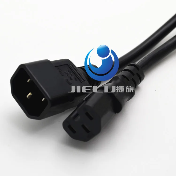 Высококачественный кабель-удлинитель IEC 320 C14 к C15 PDU, штырь-гнездо, 1,5 м, 5 футов, 1 шт.