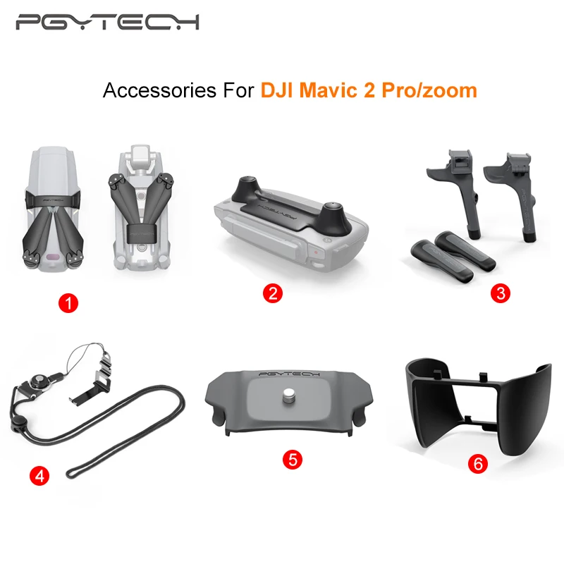 PGYTECH mavic 2 защита пульта дистанционного управления/застежка шасси/держатель