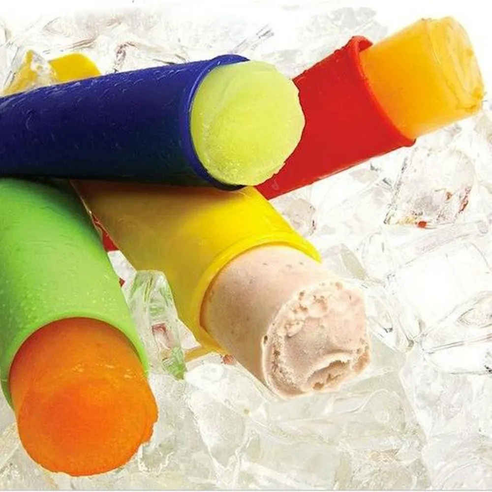 Повиновения силиконовые формы для фруктового льда Форма мороженого с крышкой