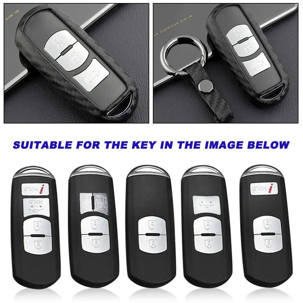 Автомобильный Стайлинг из углеродного волокна Smart 2 3 брелок пульт дистанционного