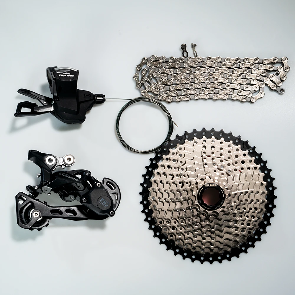 Shimano DEORE M6000 10 Скорость переключения + задний переключатели 42 т 46 50 ZRACE