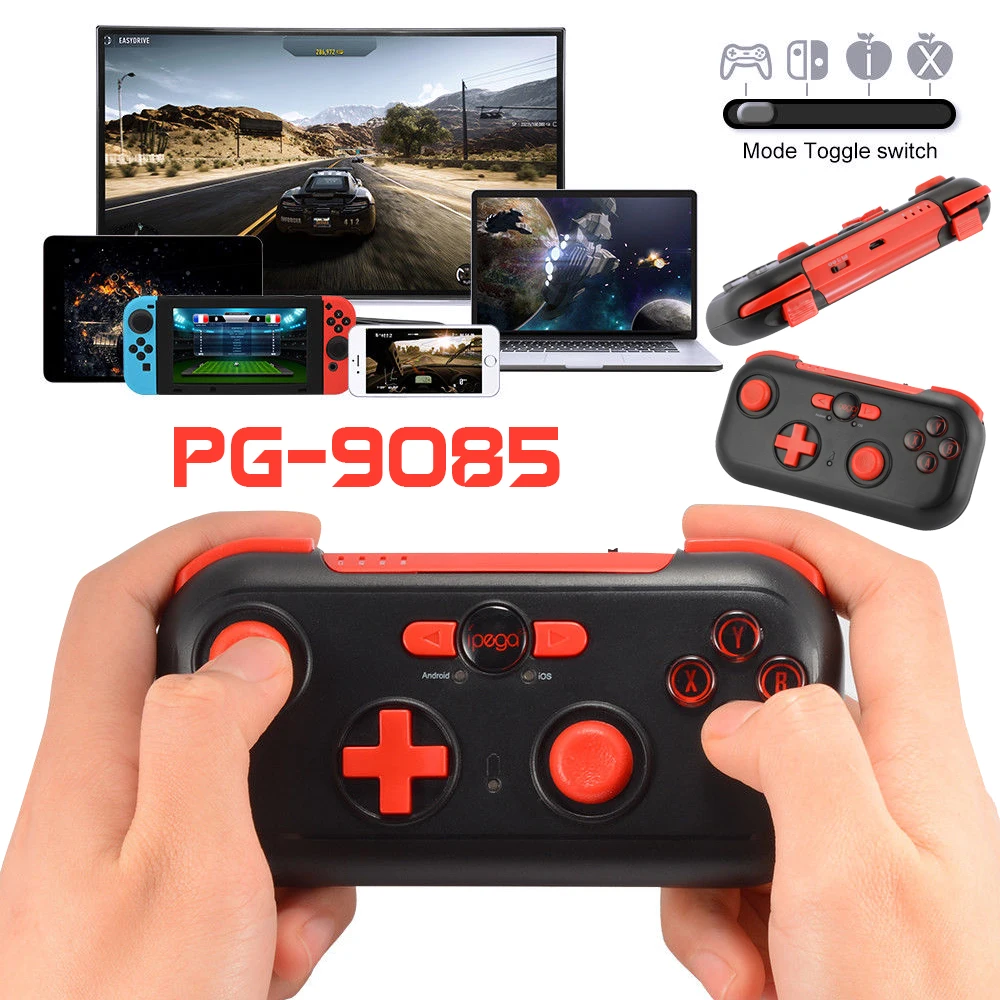 iPega PG-9085 PG 9085 Bluetooth Gamepad Joystick Pad Red Wizard Wireless Game Controller for Android/ iOS/ Nintendo/ Switch/Win |