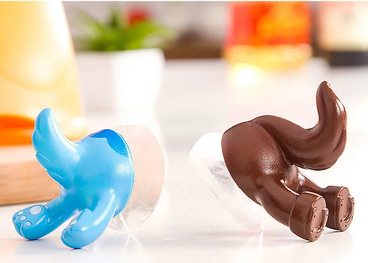 2017 новые декоративные Мультяшные животные хвост крюк смешные формы настенные