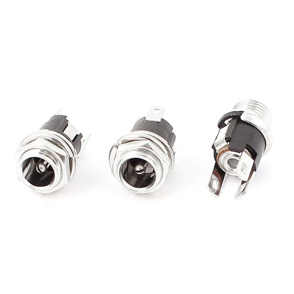50Pcs 12V DC Power Supply Jack Socket Female Panel Mount Connector 5.5X 2.1mm Plug Adapter | Обустройство дома