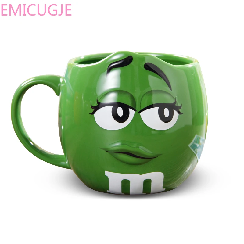 Молочные кружки фарфоровые для воды и чая милые M &amp M's Beans кофейная овсянка