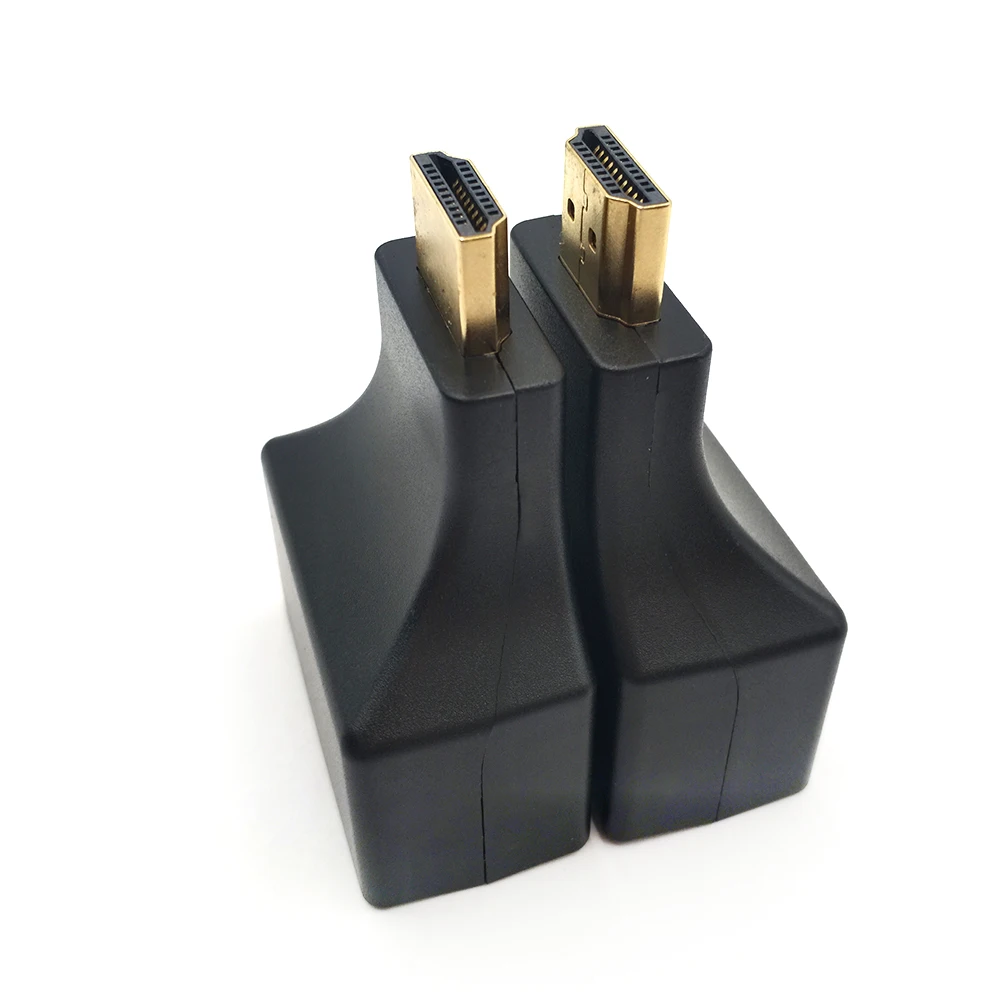DANSPEED 1 пара HDMI по RJ45 CAT5/CAT6 LAN Ethernet ретранслятор кабель удлинитель 1080p HD 3D |