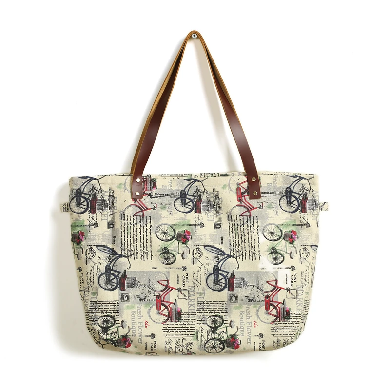 ROCKCOW холст тотализатор Повседневное сумки большой Ёмкость складной Бакалея