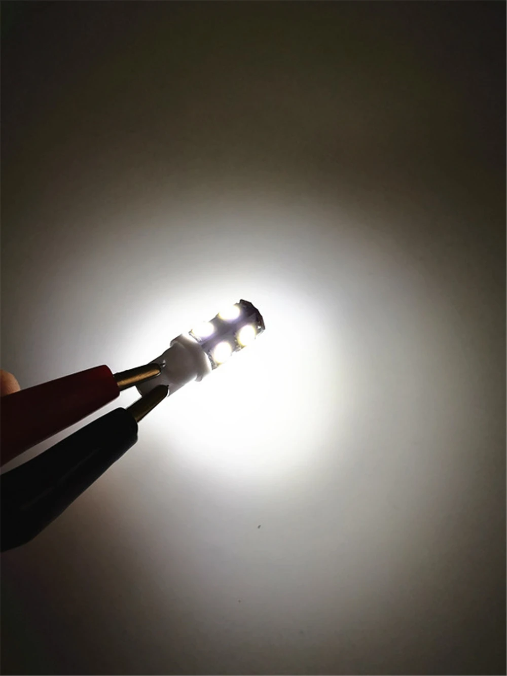 20 штук T10 5050 9SMD 9 светодиодный Автомобильный светодиодный 194 168 192 W5W DC 12 V автомобиль лампы, сигнализирующий фонарь клиновидный для салона боковые габаритные огни