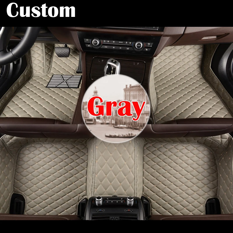 Good quality Custom fit car leather floor mats for hyundai ix35 2010-20153D car-styling carpet liners accessories colors | Автомобили и