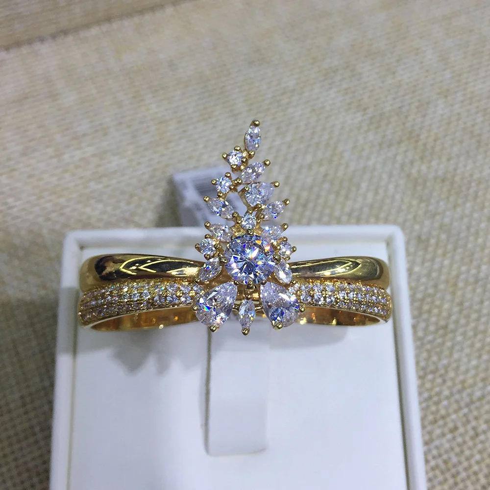 GODKI покрывало с двумя пальцами кольцо на кончик пальца занавес фианитами