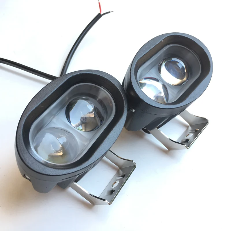 Точечный светодиодный светильник для мотоцикла 2 шт. 20 Вт 12 В 24 В|day light|led work lightlight