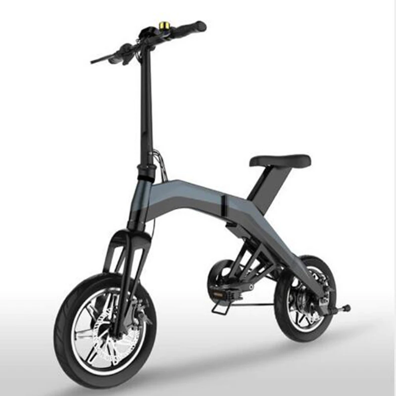 Мини складной электрический велосипед 36V 350w 6.6AH цикл 12 дюймов литиевая батарея