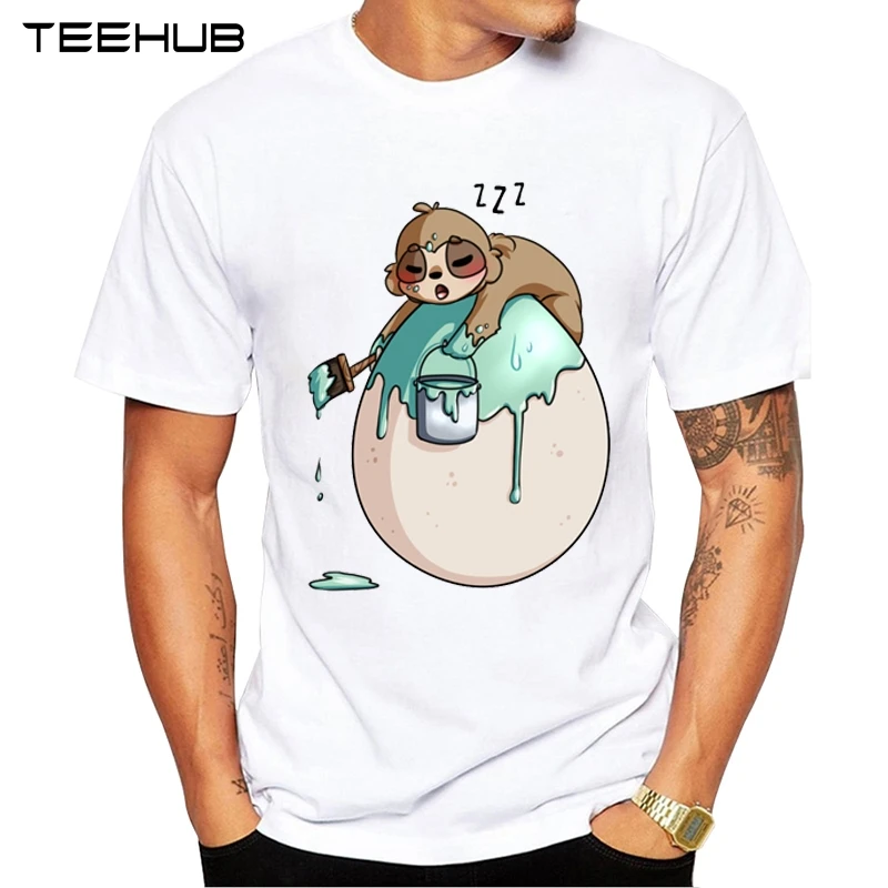 Новое поступление 2019 крутая Мужская забавная футболка TEEHUB с коротким рукавом и