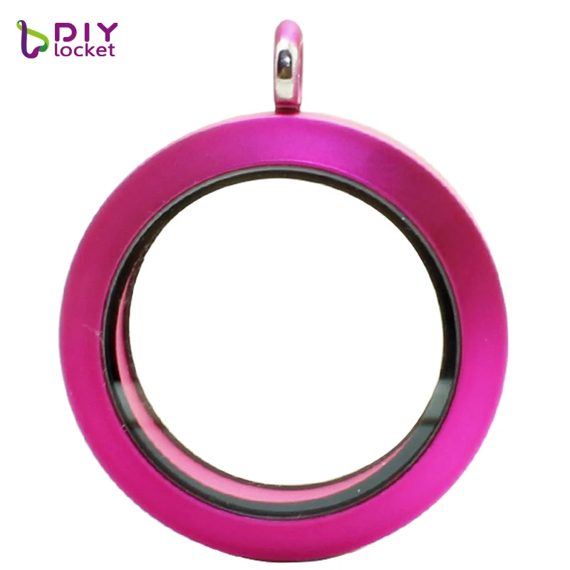 diylocket 30mm Round twist living locket Colourful floating charm (chains included for free) LSFL025 | Украшения и аксессуары