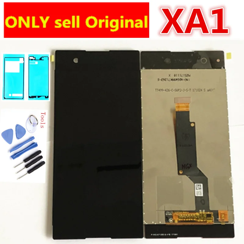 Полный оригинальный дисплей для SONY Xperia XA1 LCD сенсорный экран ЖК-экран Замена ЖК G3112