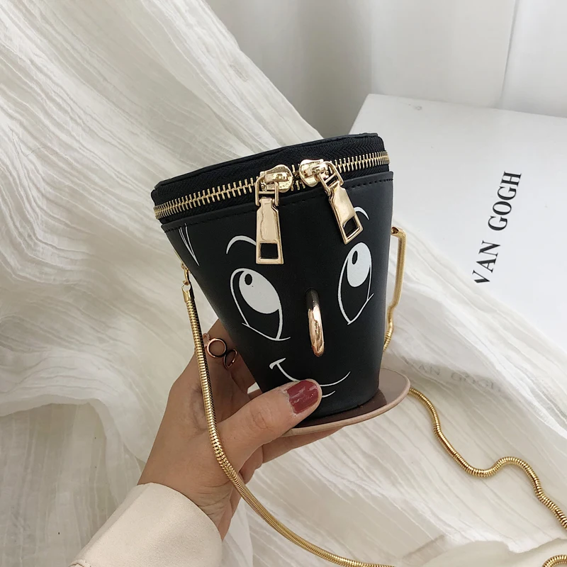 Забавная Милая дизайнерская сумка на плечо для молодых девушек через мини