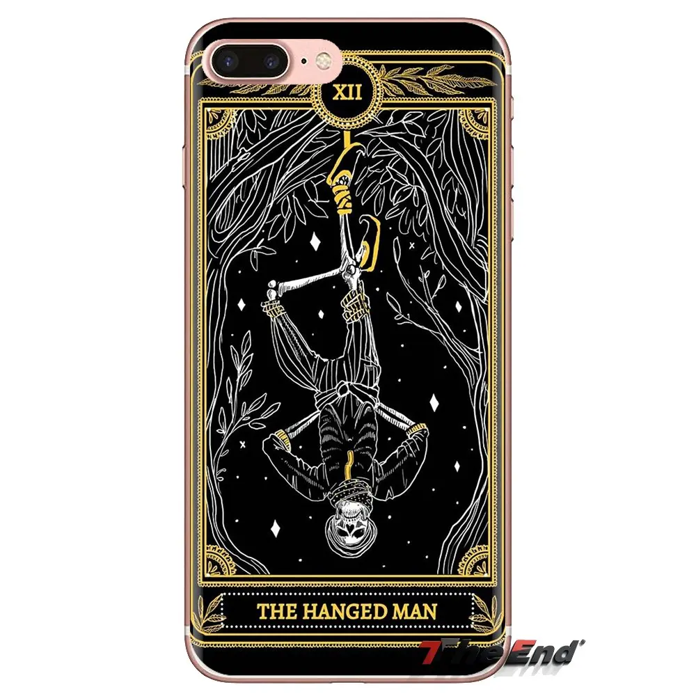 Чехлы для телефонов HTC One U11 U12 X9 M7 M8 A9 M10 E9 Plus Desire 630 530 626 628 816 820 830 cool card black The Marigold Tarot |