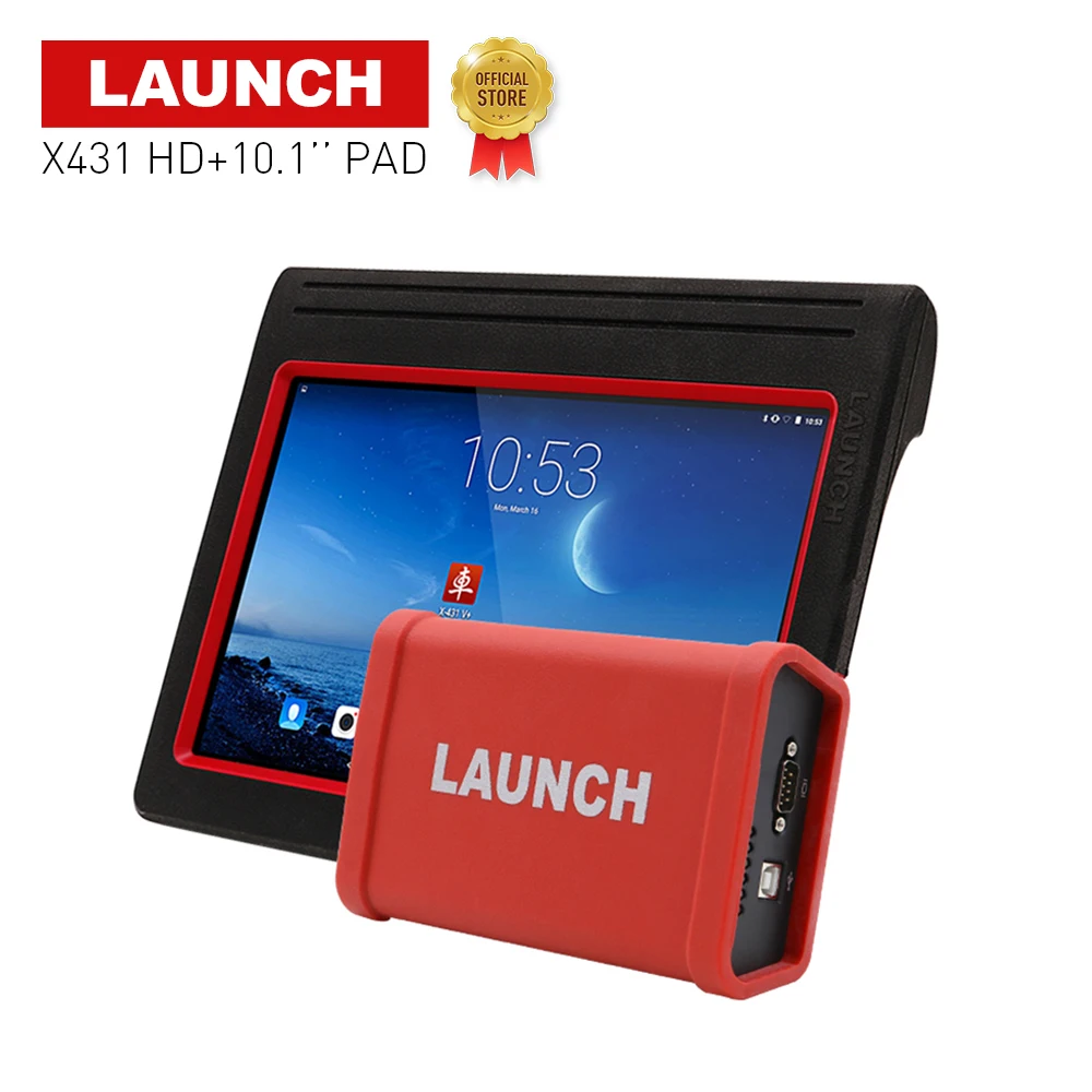 Оригинальный LAUNCH полная система диагностического инструмента Он X431 V + Pad 10 1