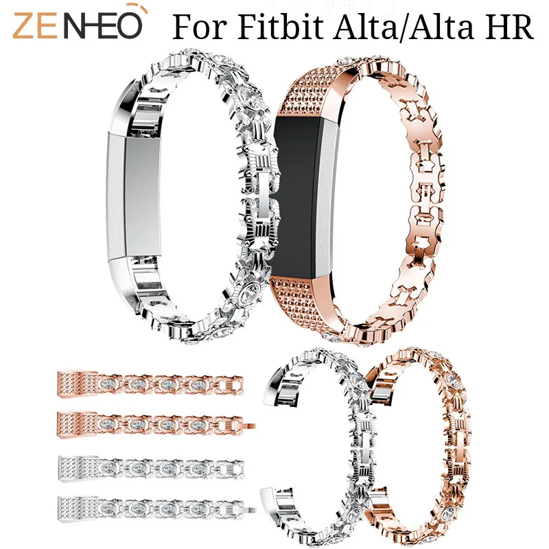 Женский браслет ремешок для часов Fitbit Alta/Alta HR стразы замена Alta HR|Ремешки часов| |