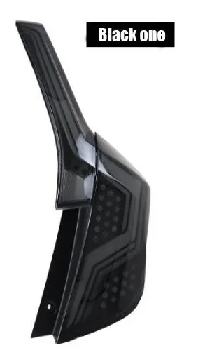 Black one Автомобильный Стайлинг задние фонари для Honda Jazz Fit GK5- светодиодные задние фонари задняя противотуманная лампа задняя лампа DRL+ тормоз+ Парк+ Сигнальные огни - Цвет: Black one