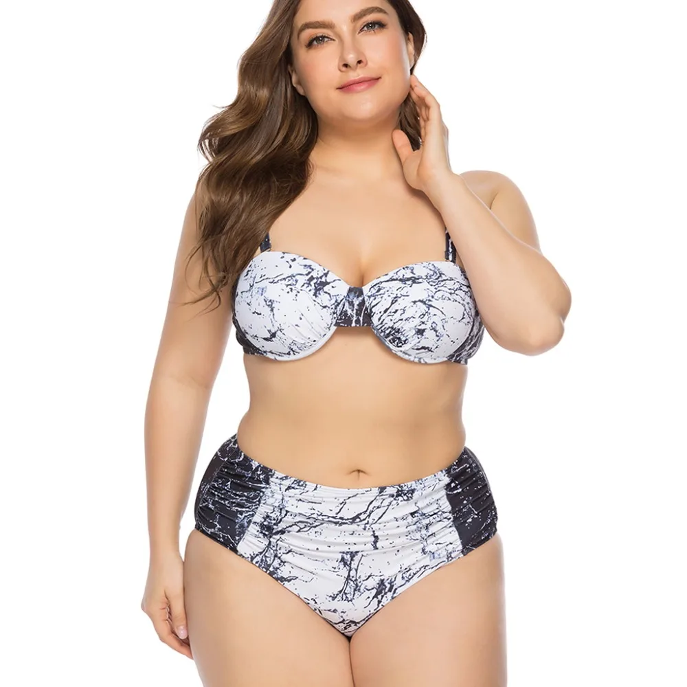 

Megartico high waist bikini plus size swimsuit push up XXXL sexy women swimwear cheap large sizes womens bathing suits 4xl