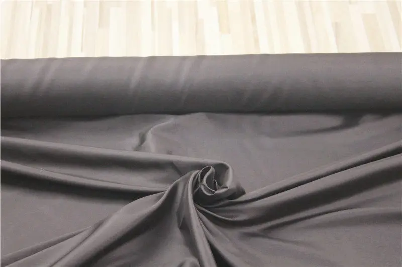*AA 100% silk fabric DUPIONI for dress pillow bedding color:BLACK-BROWN width:114cm thickness:17mm sell by 3m #02-2 - купить по