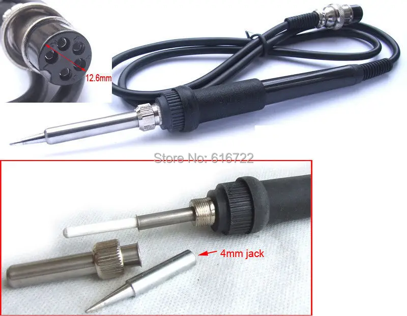 936 электрическая паяльная железная паяльная станция 5pin 50W 24V 852D+ 853D 878AD 898D 936B 937D железная ручка паяльная инструмент для ремонта C0119