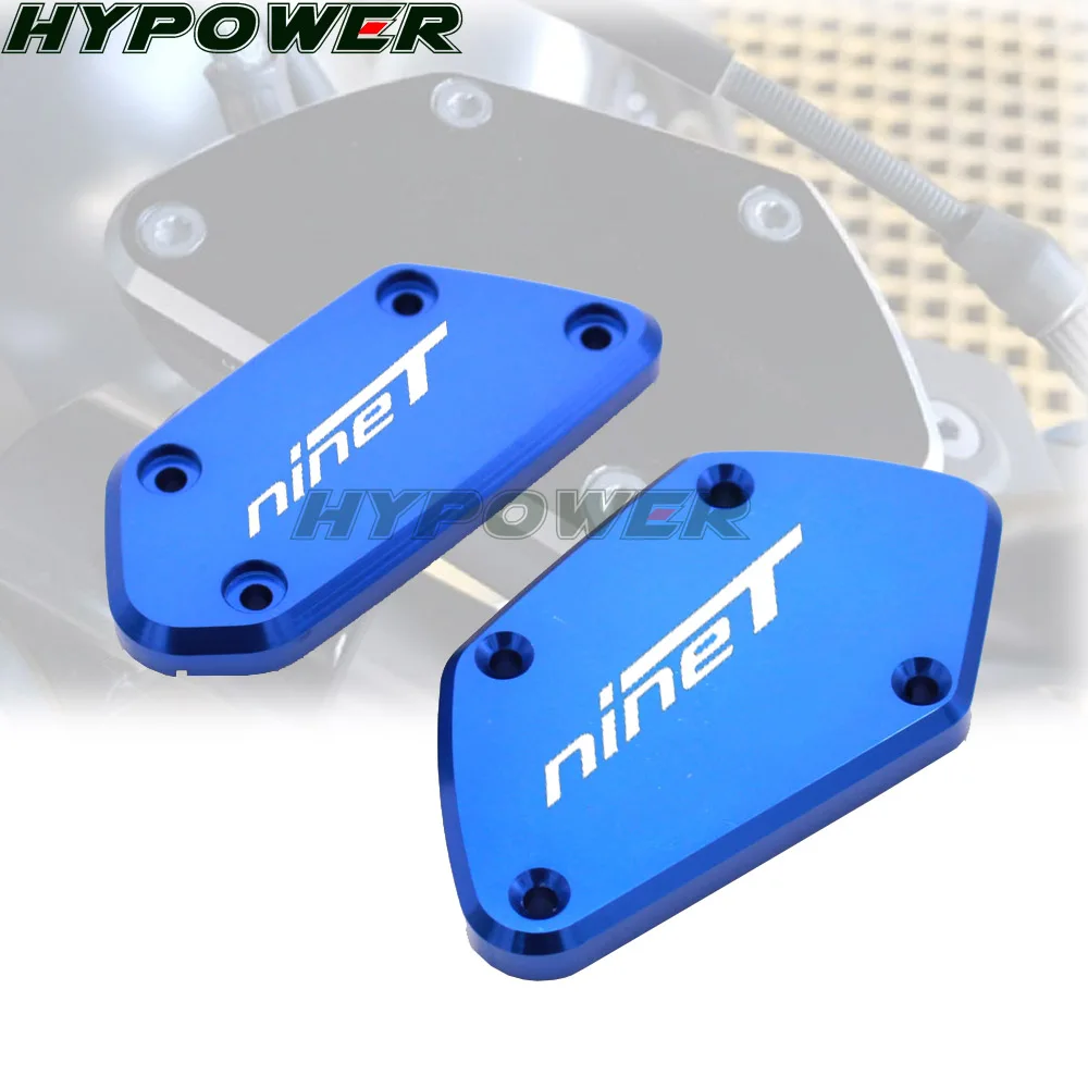 

2PCS For For BMW R nineT 2013-2016 Motorbike Front Brake Clutch Oil Reservoir Fluid Tank Cap Cover RnineT CNC Aluminum