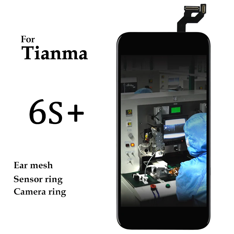 Premiun версия 10 шт. Tianma для iPhone 6S Plus ЖК-дисплей с сенсорным экраном 6sp экран Замена