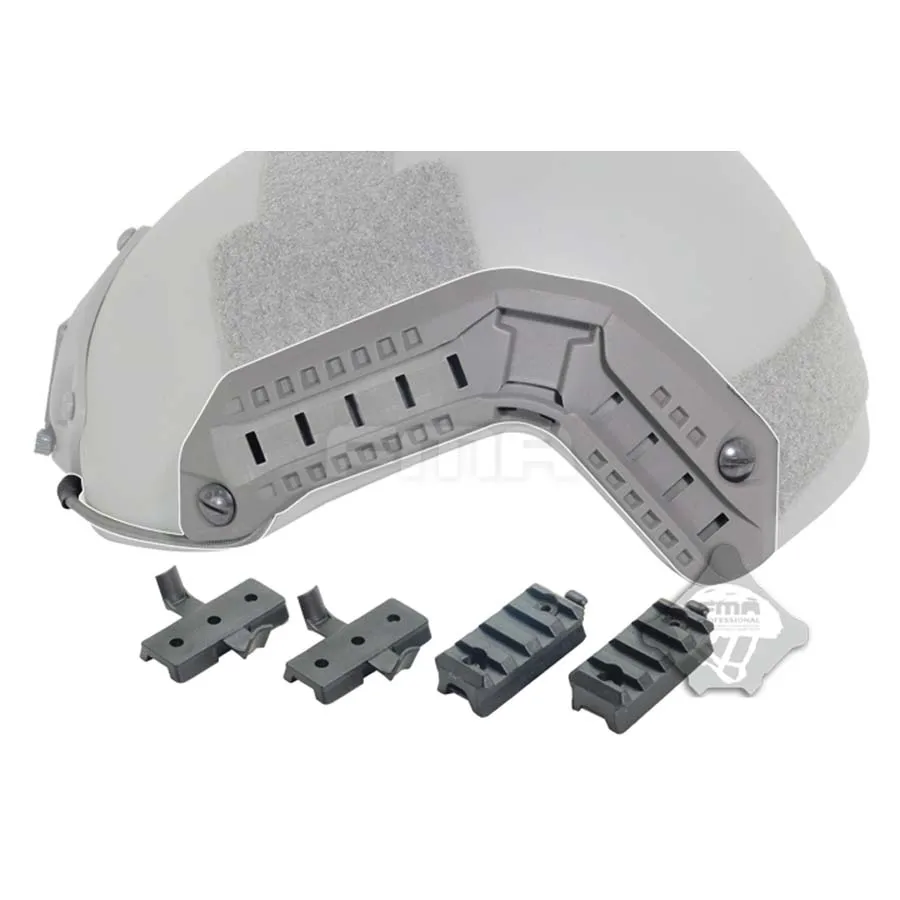 

FG Color Tactical Maritime Helmet Rail Set Guide Accessories For Flashlight & Earphone Rack