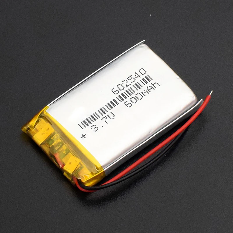 3 7 V 600mAH 602540 полимерный литий ионный/литий ионный аккумулятор для DVR записи MP3 MP4
