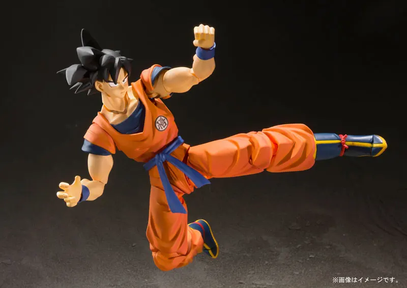 Аниме "Dragon Ball Z" BANDAI Tamashii нация S.H. Figuarts/SHF фигурка-Сон Гоку-сайян, поднятый на земле