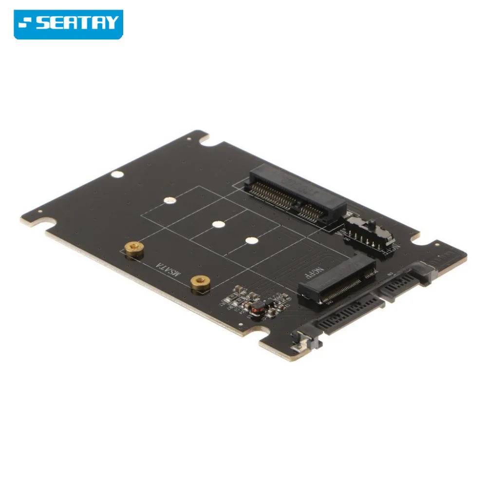 Все 2 в 1 mSATA SATA NGFF(M.2) SATA3 конвертер/адаптер с поддержкой mSATA/M.2 NGFF SSD твердотельный