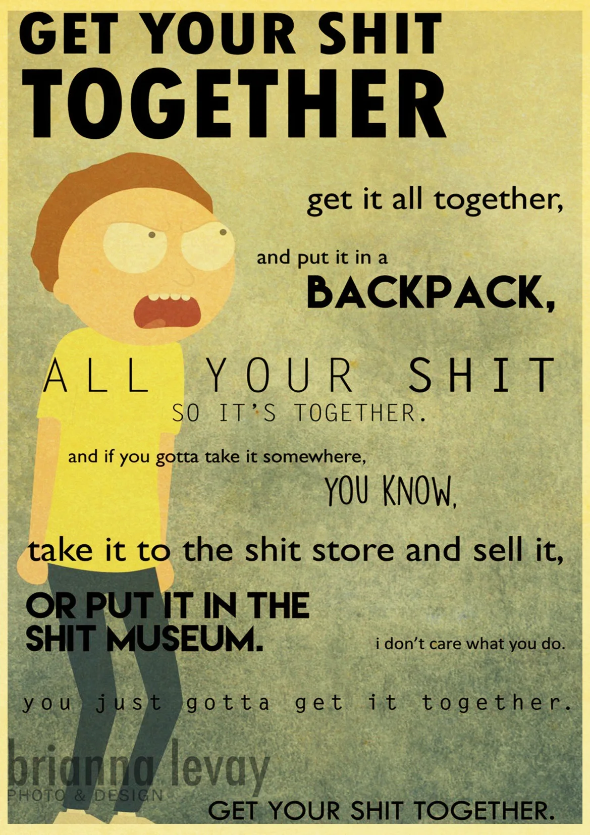 Рик и Морти старинные плакаты печать настенная живопись Высокое качество декор плакат настенная живопись украшение дома