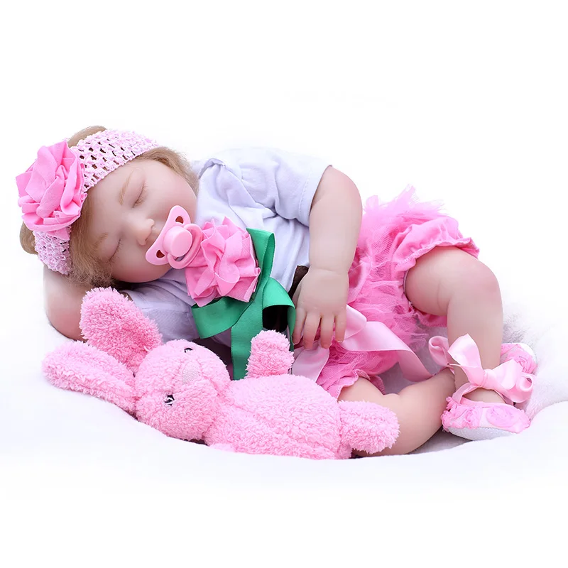 Горячая Распродажа детские куклы для девочек 20 дюймов реалистичные силиконовые