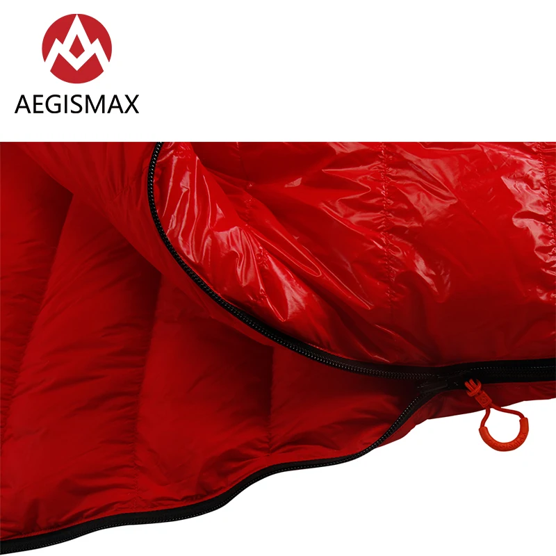 AEGISMAX, Мини, новое обновление, серия Nano, уличный, походный, ультра-светильник, спальный мешок, нейлон, Мумия, 3 сезона, гусиный пух, спальный мешок