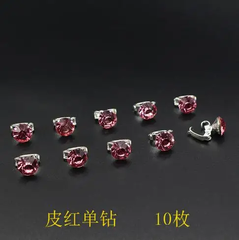 YLHJ072B-5 10 шт. хрустальные свадебные заколки для волос цветок заколки украшение для головного убора модные ювелирные аксессуары - Окраска металла: YLHJ072B-5