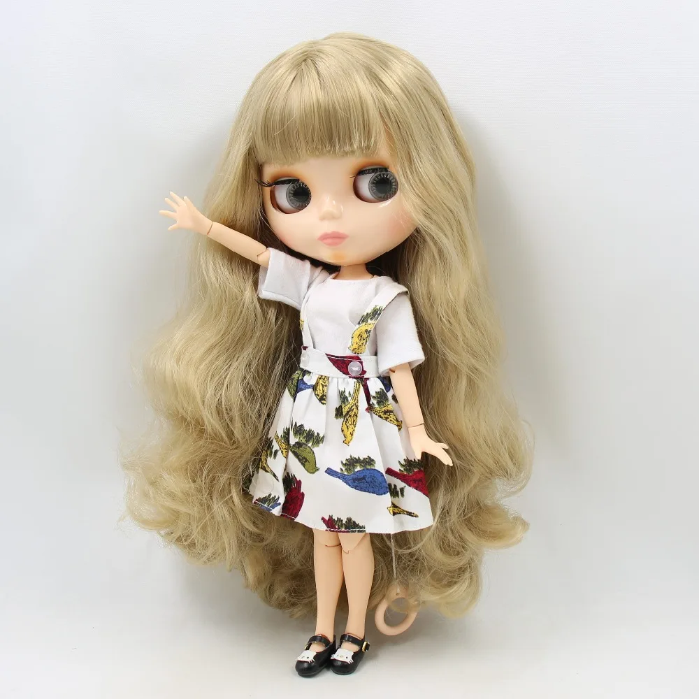 ICY DBS шарнирная кукла Blyth toy joint body коричневые волосы светлые натуральная кожа 1/6 30