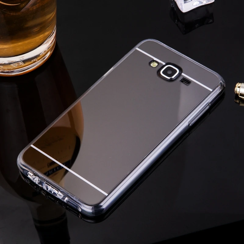 Чехол для телефона samsung Galaxy J7 зеркальный чехол мягкая Задняя накладка чехла из